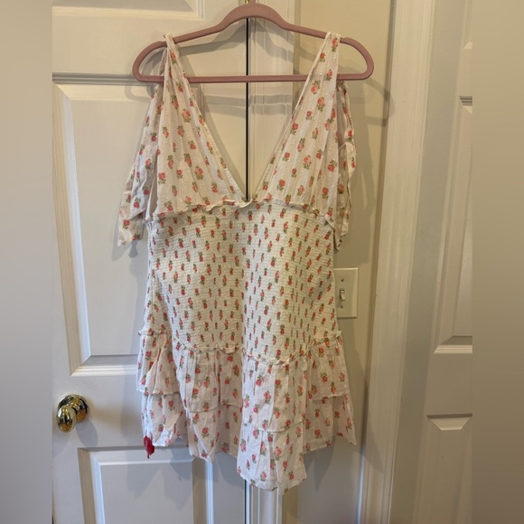 NWT LoveShackFancy Rossi Dress Cerise Pink XXL - Picture 11 of 13